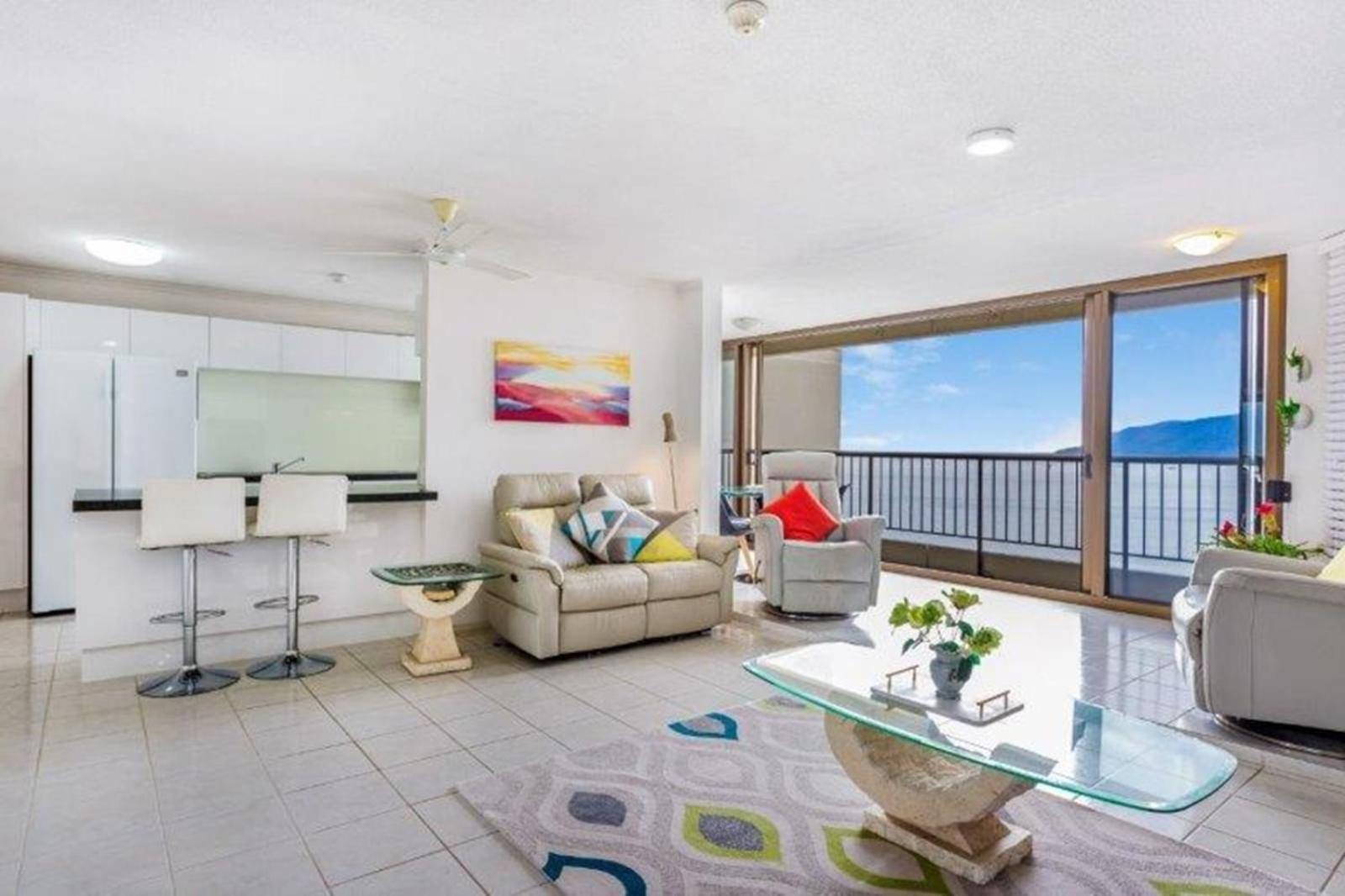 Cairns Ocean View Apartment In Aquarius Bagian luar foto